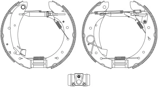 Handler.Part Brake shoe set MINTEX MSP128 1