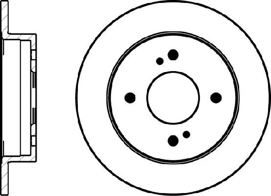 Handler.Part Brake disc MINTEX MDC1143 1