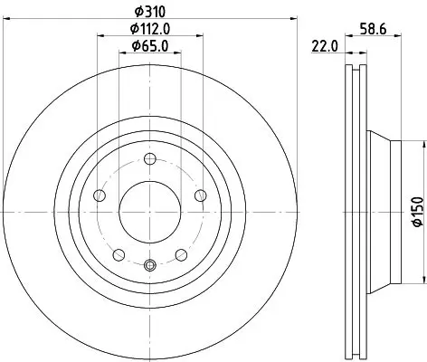 Handler.Part Brake disc MINTEX MDC2290 1