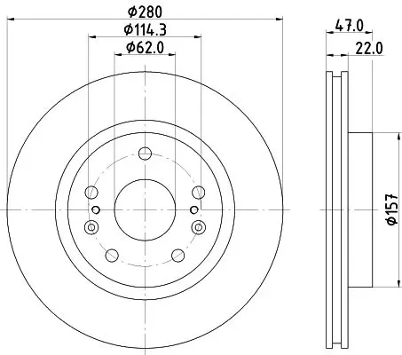 Handler.Part Brake disc MINTEX MDC2611 1