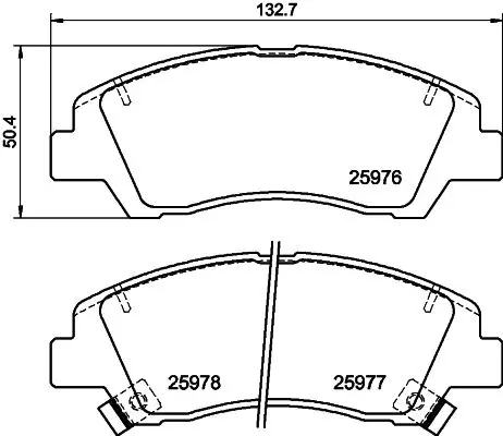 Handler.Part Brake pad set, disc brake MINTEX MDB3715 1