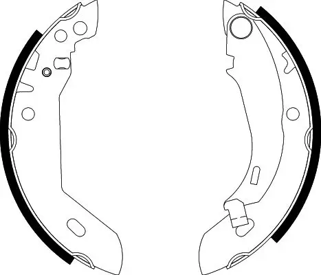 Handler.Part Brake shoe set MINTEX MFR223 1