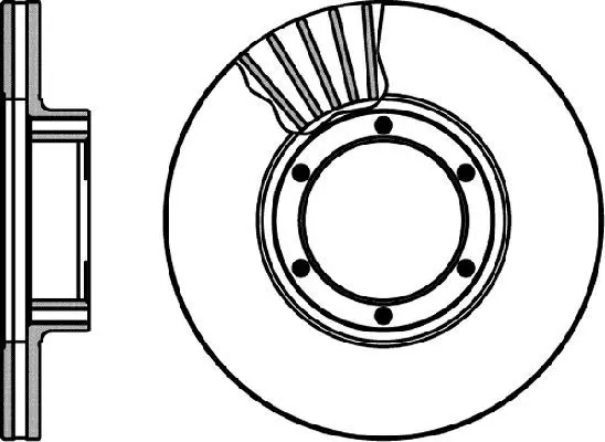 Handler.Part Brake disc MINTEX MDC22 1