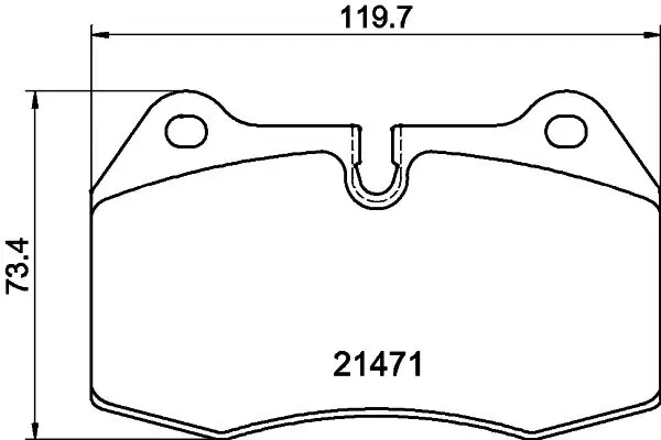 Handler.Part Brake pad set, disc brake MINTEX MDB1752 1