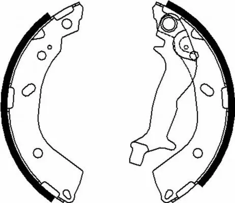 Handler.Part Brake shoe set MINTEX MFR646 1