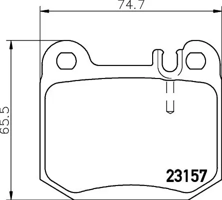 Handler.Part Brake pad set, disc brake MINTEX MDB2112 1