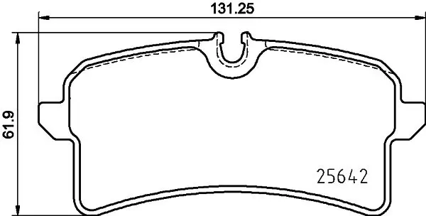 Handler.Part Brake pad set, disc brake MINTEX MDB3702 1