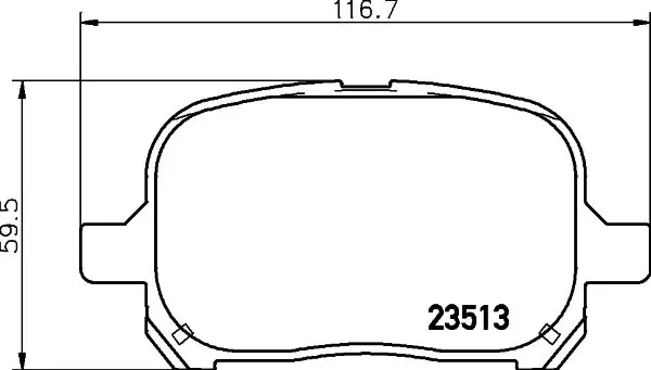 Handler.Part Brake pad set, disc brake MINTEX MDB1921 1