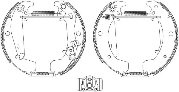 Handler.Part Brake shoe set MINTEX MSP209 1