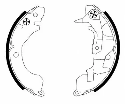 Handler.Part Brake shoe set MINTEX MFR302 1