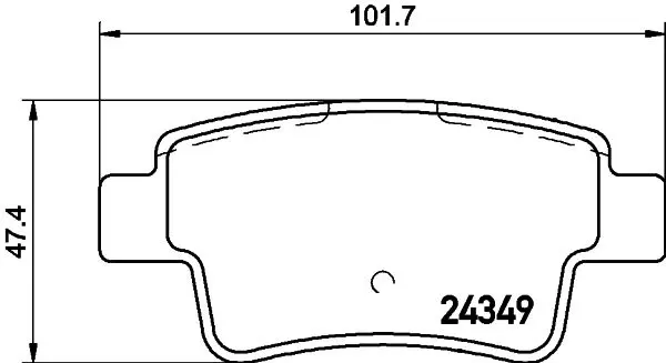 Handler.Part Brake pad set, disc brake MINTEX MDB3167 1