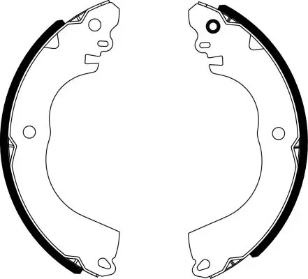 Handler.Part Brake shoe set MINTEX MFR736 1