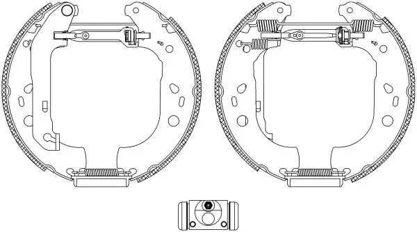 Handler.Part Brake shoe set MINTEX MSP287 1