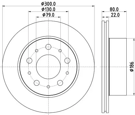 Handler.Part Brake disc MINTEX MDC2752C 1