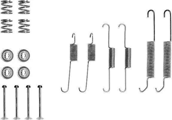 Handler.Part Accessory kit, brake shoes MINTEX MBA590 1