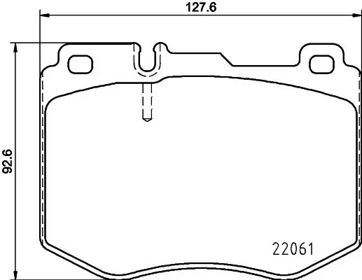 Handler.Part Brake pad set, disc brake MINTEX MDB3710 1