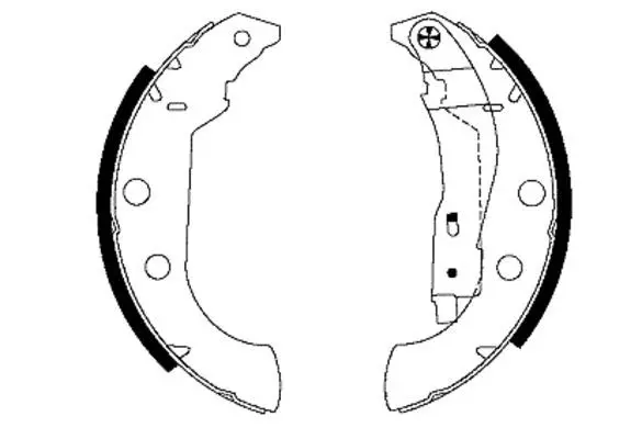 Handler.Part Brake shoe set MINTEX MFR449 1