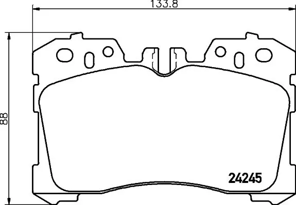 Handler.Part Brake pad set, disc brake MINTEX MDB2761 1