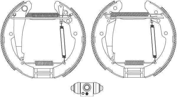 Handler.Part Brake shoe set MINTEX MSP303 1