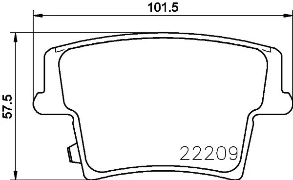 Handler.Part Brake pad set, disc brake MINTEX MDB3780 1