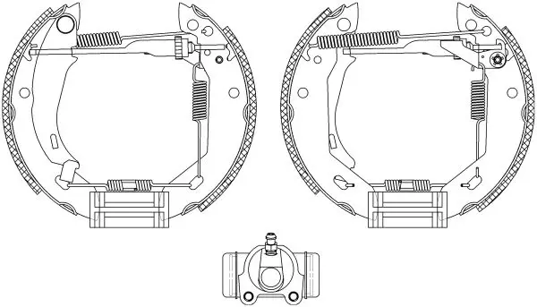 Handler.Part Brake shoe set MINTEX MSP086 1