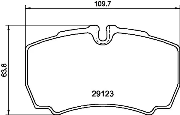 Handler.Part Brake pad set, disc brake MINTEX MDB3042 1