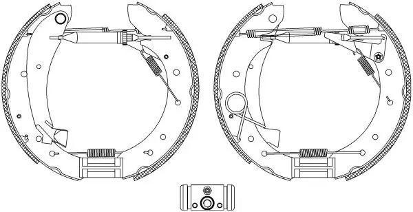 Handler.Part Brake shoe set MINTEX MSP306 1