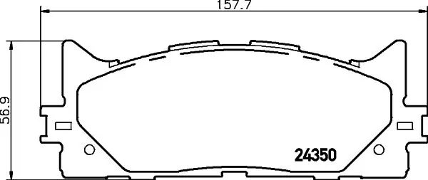 Handler.Part Brake pad set, disc brake MINTEX MDB2788 1