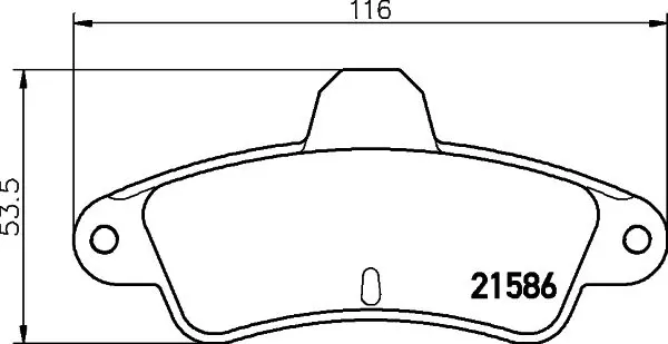 Handler.Part Brake pad set, disc brake MINTEX MDB1885 1