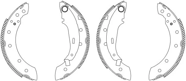 Handler.Part Brake shoe set MINTEX MFR635 1