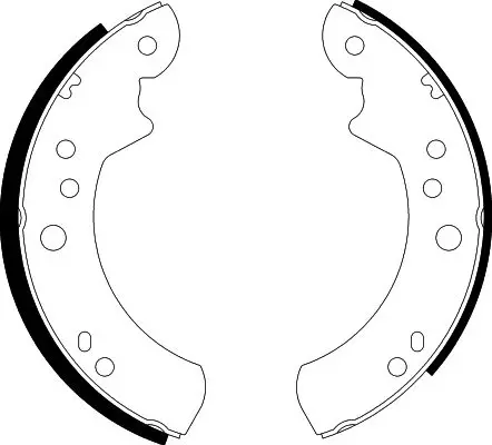 Handler.Part Brake shoe set MINTEX MLR64T 1