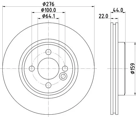 Handler.Part Brake disc MINTEX MDC2619 1