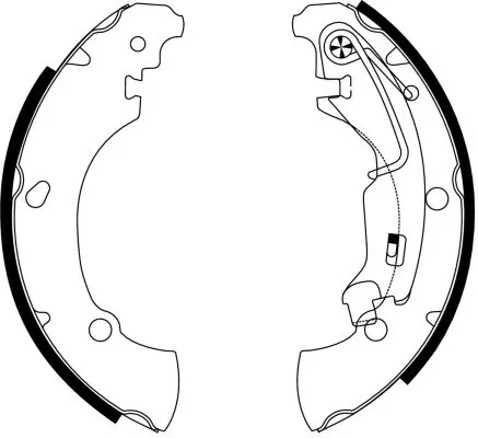 Handler.Part Brake shoe set MINTEX MFR546 1