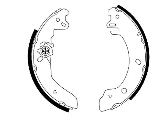 Handler.Part Brake shoe set MINTEX MFR274 1