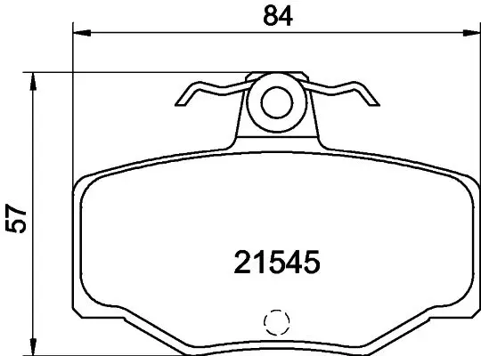 Handler.Part Brake pad set, disc brake MINTEX MDB1489 1