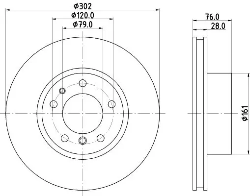 Handler.Part Brake disc MINTEX MDC477 1