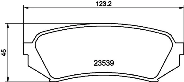 Handler.Part Brake pad set, disc brake MINTEX MDB1905 1