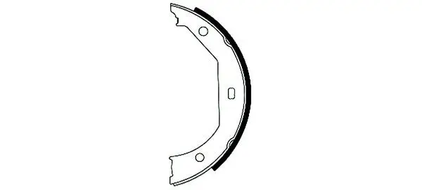 Handler.Part Brake shoe set, parking brake MINTEX MFR432 1