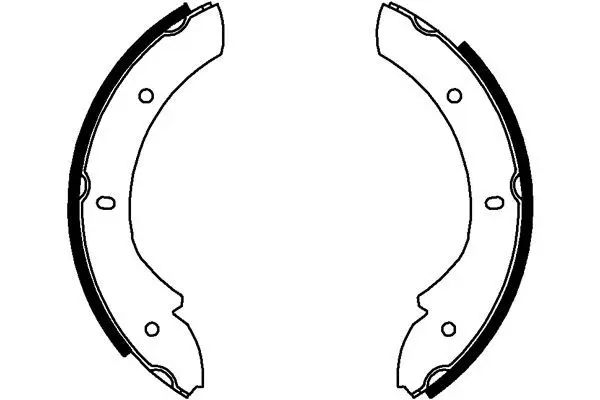 Handler.Part Brake shoe set, parking brake MINTEX MFR456 1