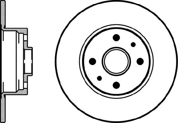 Handler.Part Brake disc MINTEX MDC1195 1