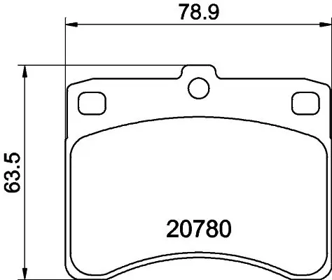 Handler.Part Brake pad set, disc brake MINTEX MDB1429 1