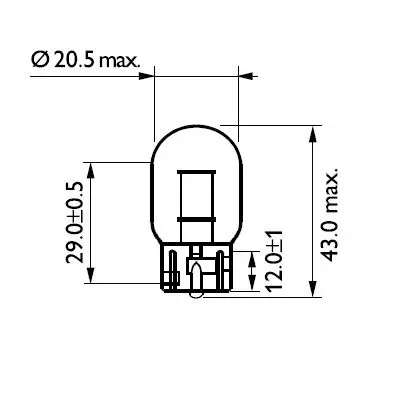 Handler.Part Bulb, indicator PHILIPS 12065CP 3