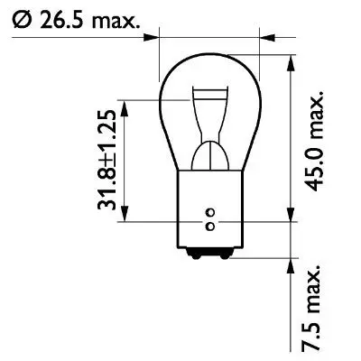 Handler.Part Bulb, indicator PHILIPS 13499B2 3