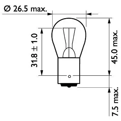 Handler.Part Bulb, indicator PHILIPS 13498CP 3