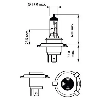 Handler.Part Bulb, spotlight PHILIPS 12342LLECOS2 3