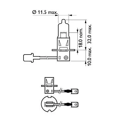 Handler.Part Bulb, spotlight PHILIPS 12336LLECOC1 3