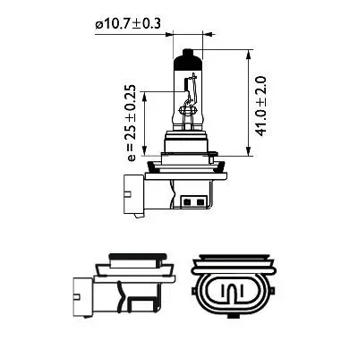 Handler.Part Bulb, cornering light PHILIPS 12360C1 3