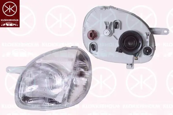 Handler.Part Headlight KLOKKERHOLM 31250125 1