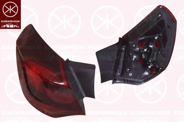 Handler.Part Combination rearlight KLOKKERHOLM 50530713 1