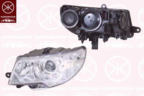 Handler.Part Headlight KLOKKERHOLM 75260122A1 1